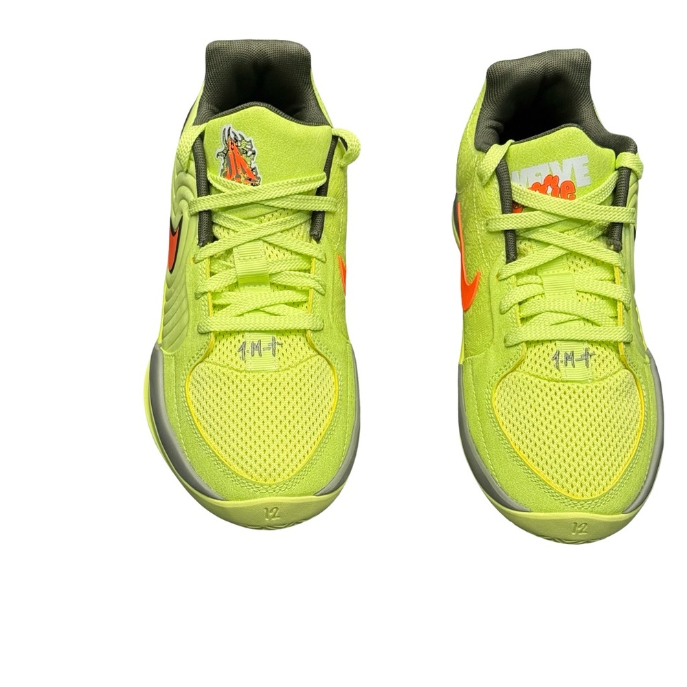 Nike Ja 2 Twelve Time Youth 6.5Y Yellow Orange Basketball Sneakers - Picture 5 of 9